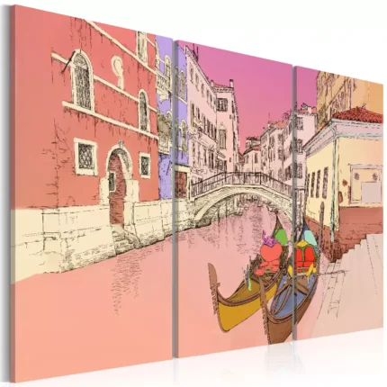 Cuadro - Romantic gondolas - 60x40